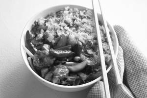 Veg Kung Pao Fried Rice