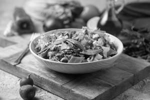 Chicken Fattoush Salad In Cream Dressing