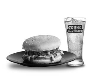 Spicy Salsa Burger With Any Mojito