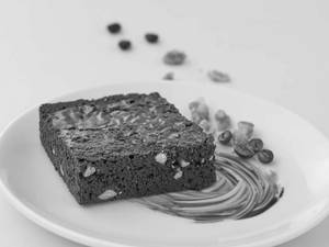 Cappuccino Walnut Brownie
