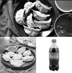 Veg Momos 5Pcs + Chicken Momos 5Pcs + Coke 250ML