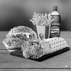 Korean Tangy Roll & Zinger Chicken Meal