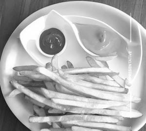 French fries salted