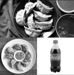 Chicken Steak Momos 5Pcs + Chicken Fried Momos 5Pcs + Coke 250ML