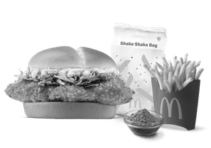 Mc Crispy Chicken Burger + Piri Piri Fries (M)