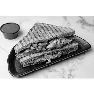 Delicious Exotic Veg Pesto Sandwich In 2 Slice Multi Grain Bread-Veg