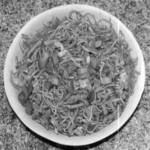 Crunchy chicken noodles