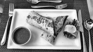 Double Egg Chicken Roll