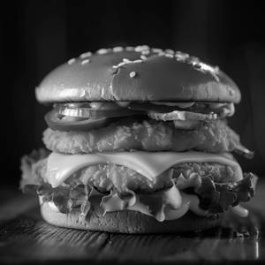 Double Patty Delight Chicken Burger