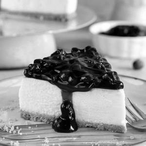 Blueberry Cheesecake Slice
