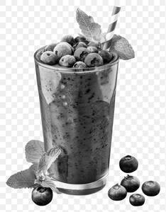 Classic Blueberry Milk Shake