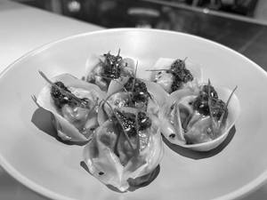 Veg Steamed Chilli Wontons With Chilli Oil