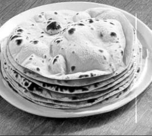 Plain tawa roti