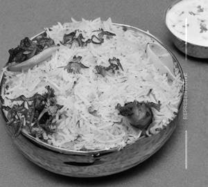 Fish biryani