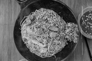 Pork Pan Fried Noodles