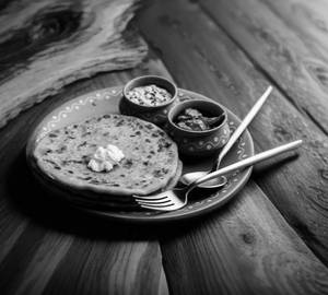 3 Aloo Paratha with Achaar