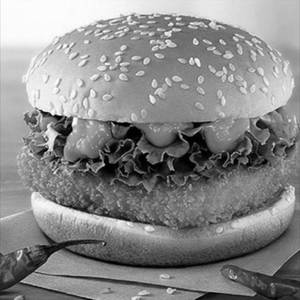 Paneer Twisted Burger