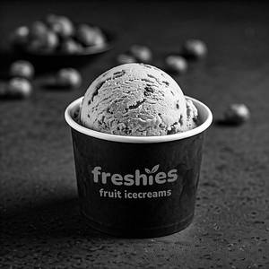 Blueberry Ice Cream [80 Grams, Serves 1]