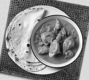 Chicken Curry + Phulka 2