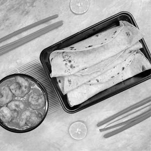 Rotis With Shrimp