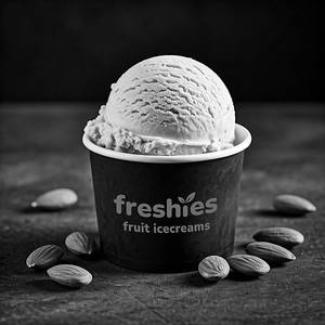 Roasted Almond Ice Cream [80 Grams, Serves 1]