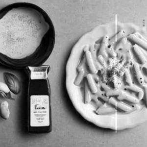 Panne creamy white souce pasta