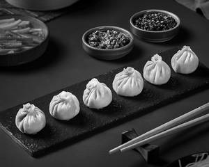 Exotic Veg & Glass Noodle Crystal Dimsums (6 pcs)