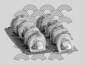 Flaming Salmon Sushi Roll