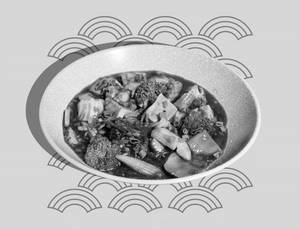Stir-Fry Black Pepper Sauce Veg