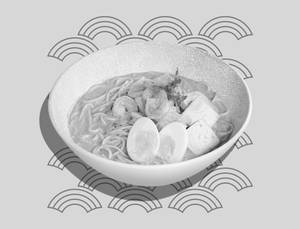 Mee Laksa Soup Prawn