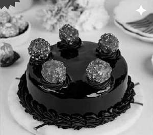 Rocher Truffle Cake