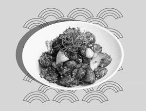 Prik Thai Dum - Mushroom