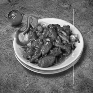 Achari flav chilli potato