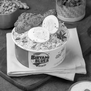 Chicken Dum Biryani (Serves 1 (1 Leg + Egg))