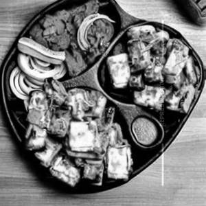 Tandoori Corn Paneer Mushroom Sandwich