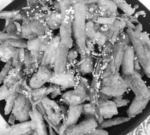 Crispy honey fried vegetables