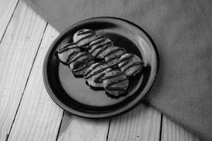 Belgian Chocolate Dark Mini Pancakes(8 Pieces)