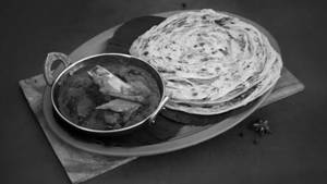 Lachaa Paratha With Mutton Kala Bhuna [2 Pcs]