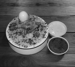 Fry piece chicken biryani