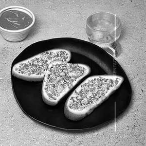 Gulkand Cheese Toast