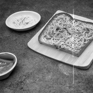 Noodles Masala Cheese Toast