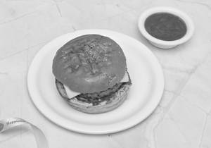 Aloo Tikki Cheese Burger
