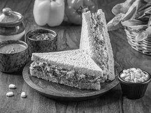 Spinach Corn Cheese Sandwich