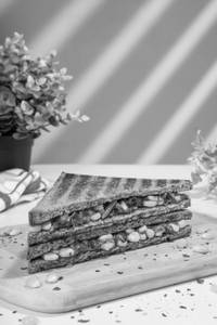 Spinach And Corn Sandwich