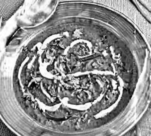 Sev bhaji dudh me