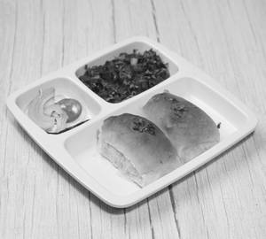 Mushroom Cheese Pav Bhaji 