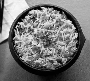 Chicken Brunt Garlic Fried Rice
