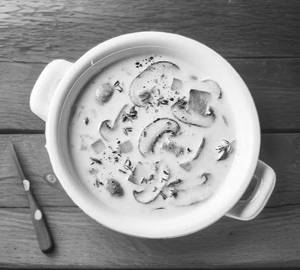 Cream of mushroom soup