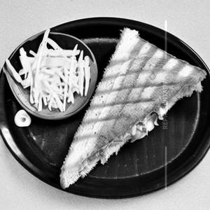 Cheese chicken plain sandwich