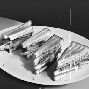 Mayo veg sandwich